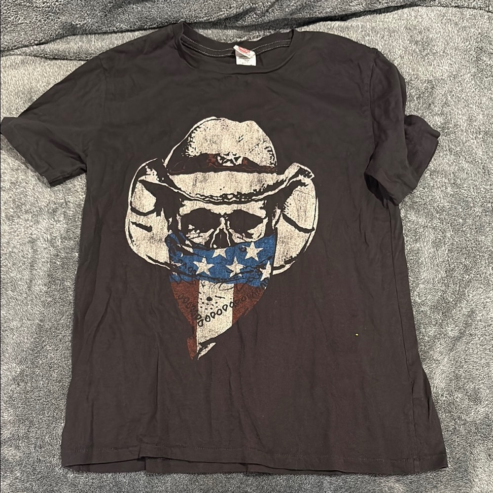 Junk Food Clothing Black Skull Graphic Tee